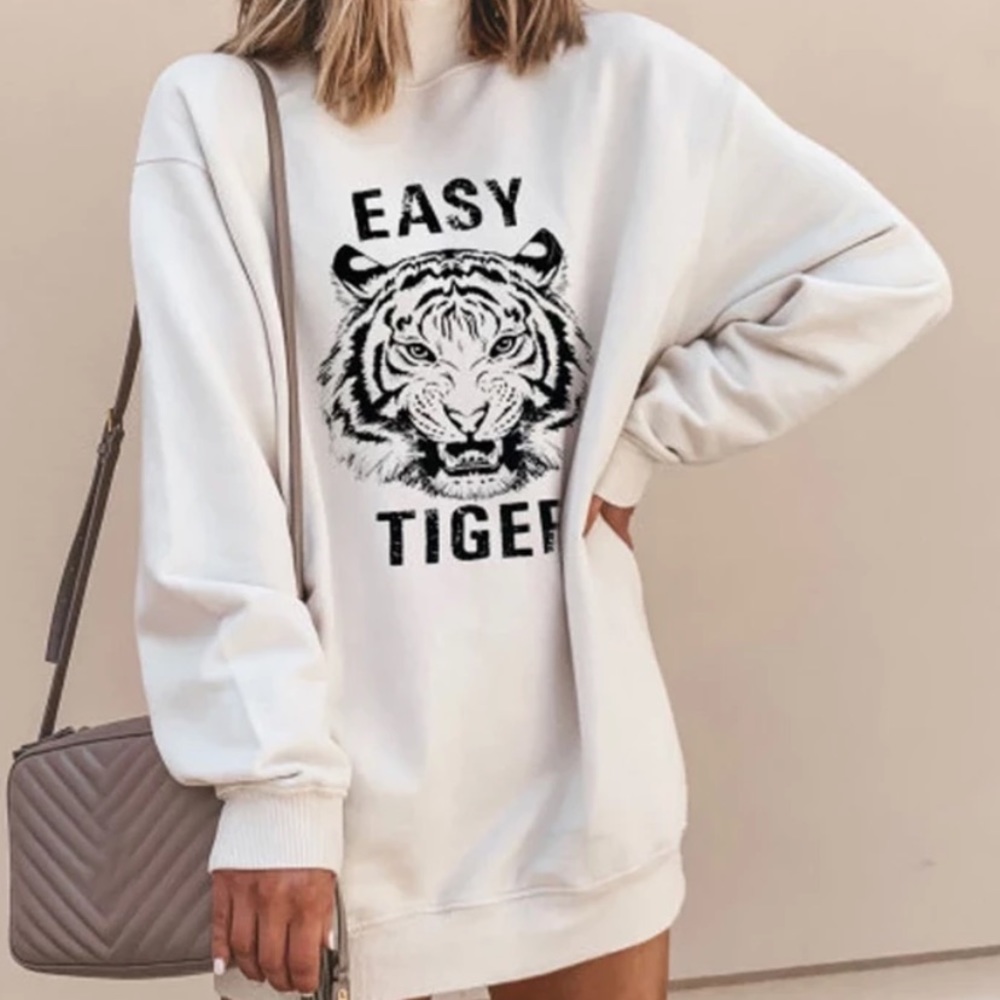 Easy tiger shirt dress